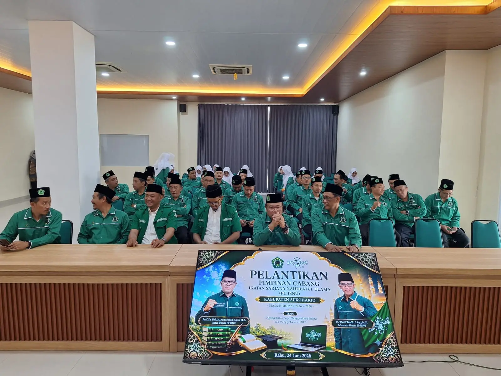 Kebangkitan Intelektual NU di Sukoharjo: PC ISNU Sukoharjo Periode 2026–2030 Resmi Dilantik
