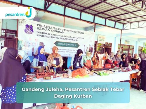 Gandeng Juleha, Pesantren Seblak Tebar Daging Kurban